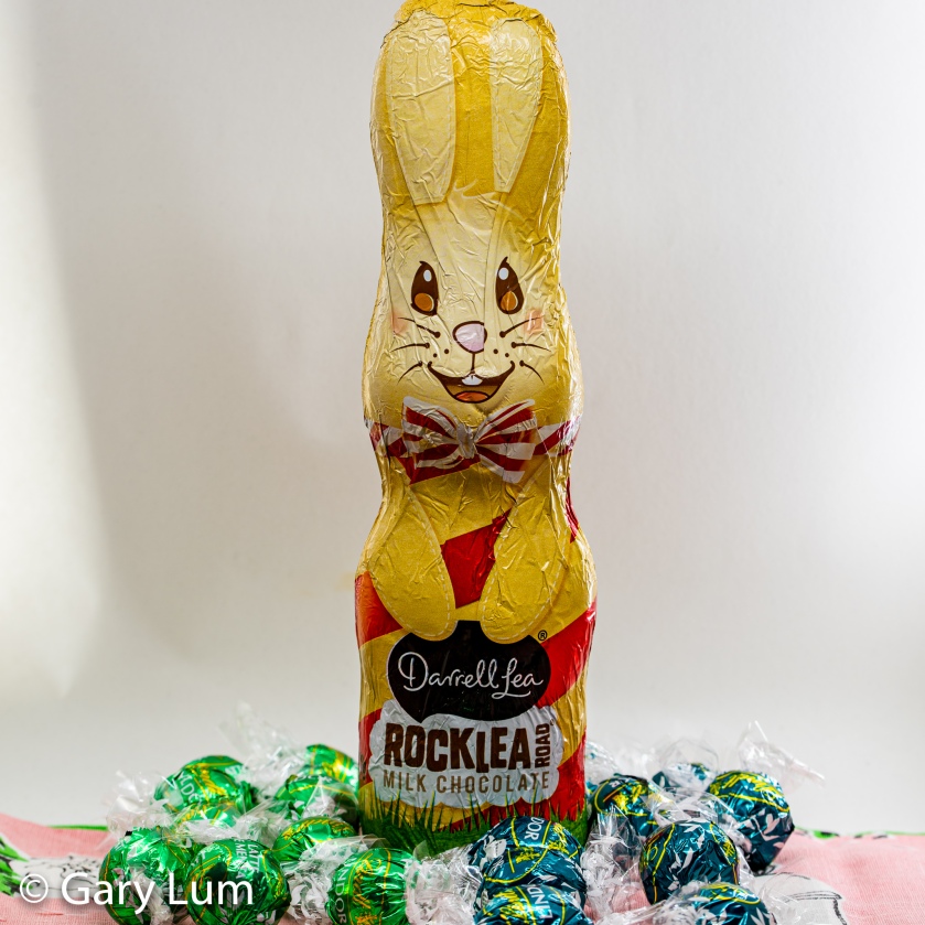 Happy Easter with a Darrell Lea Rocklea Road Easter bunny.
