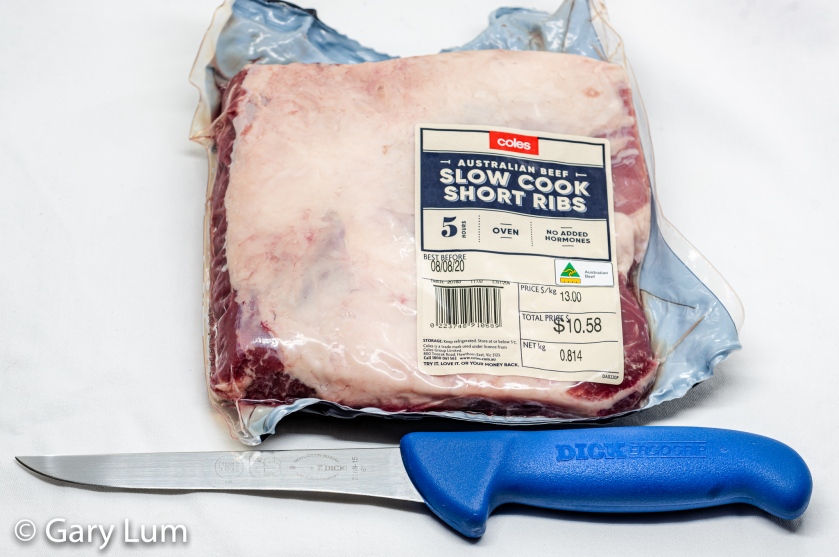 Beef short ribs and my Dick boning knife